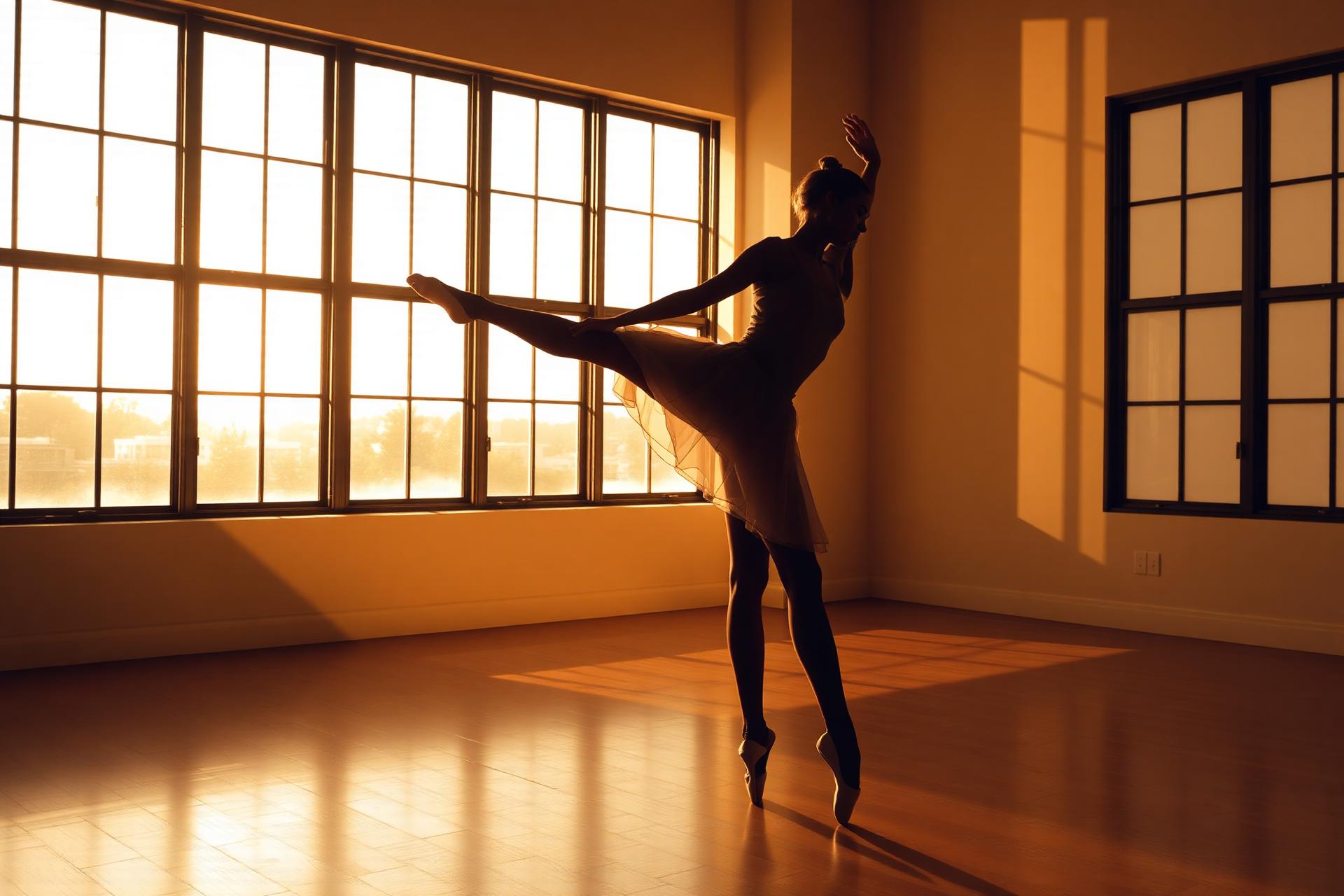 Dancer in studio
